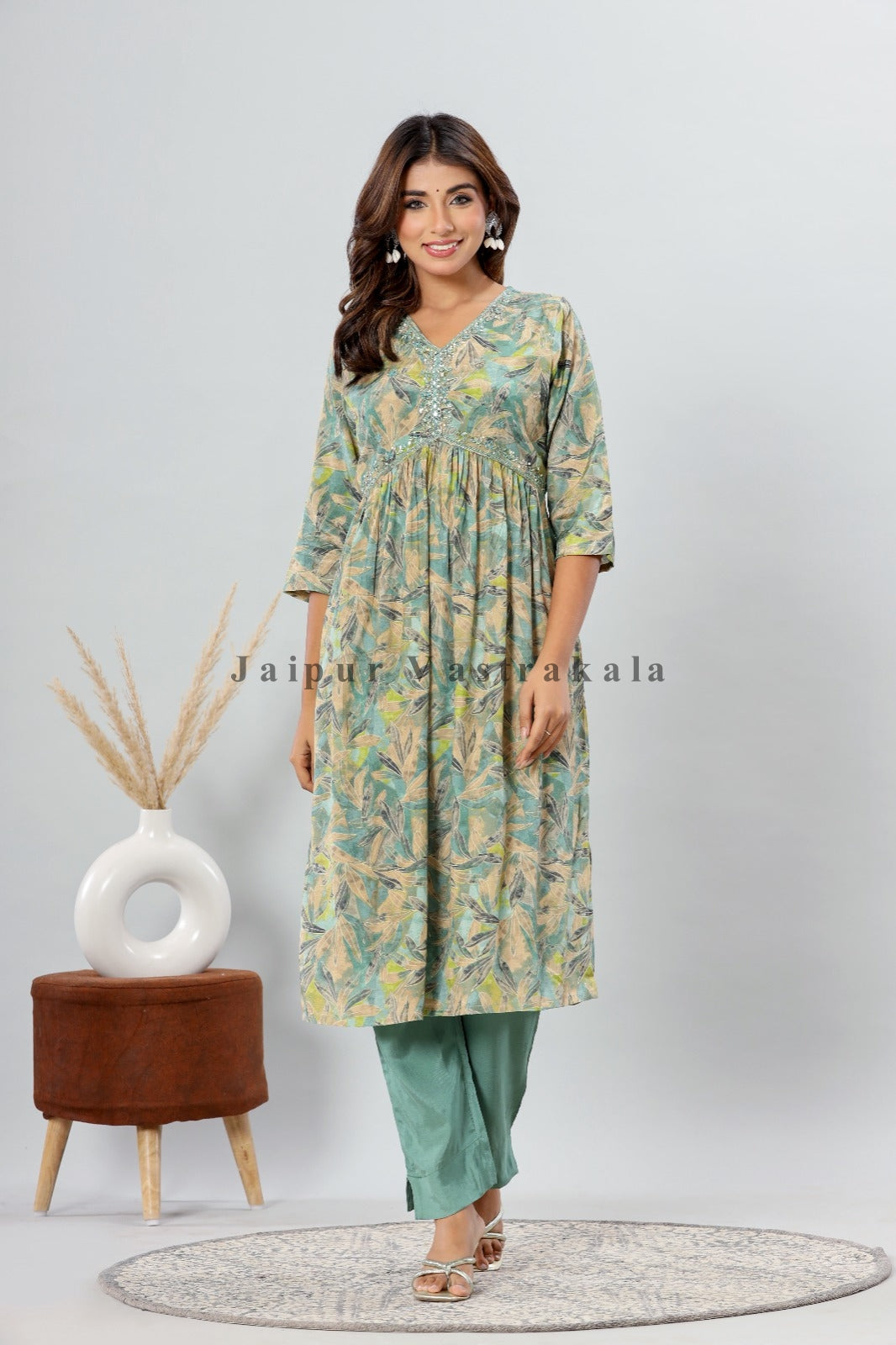 muslin silk suit