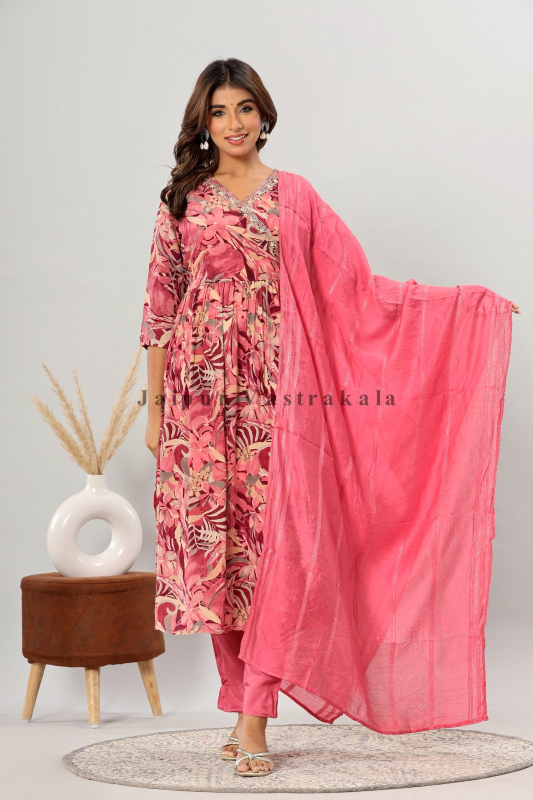 muslin silk suit