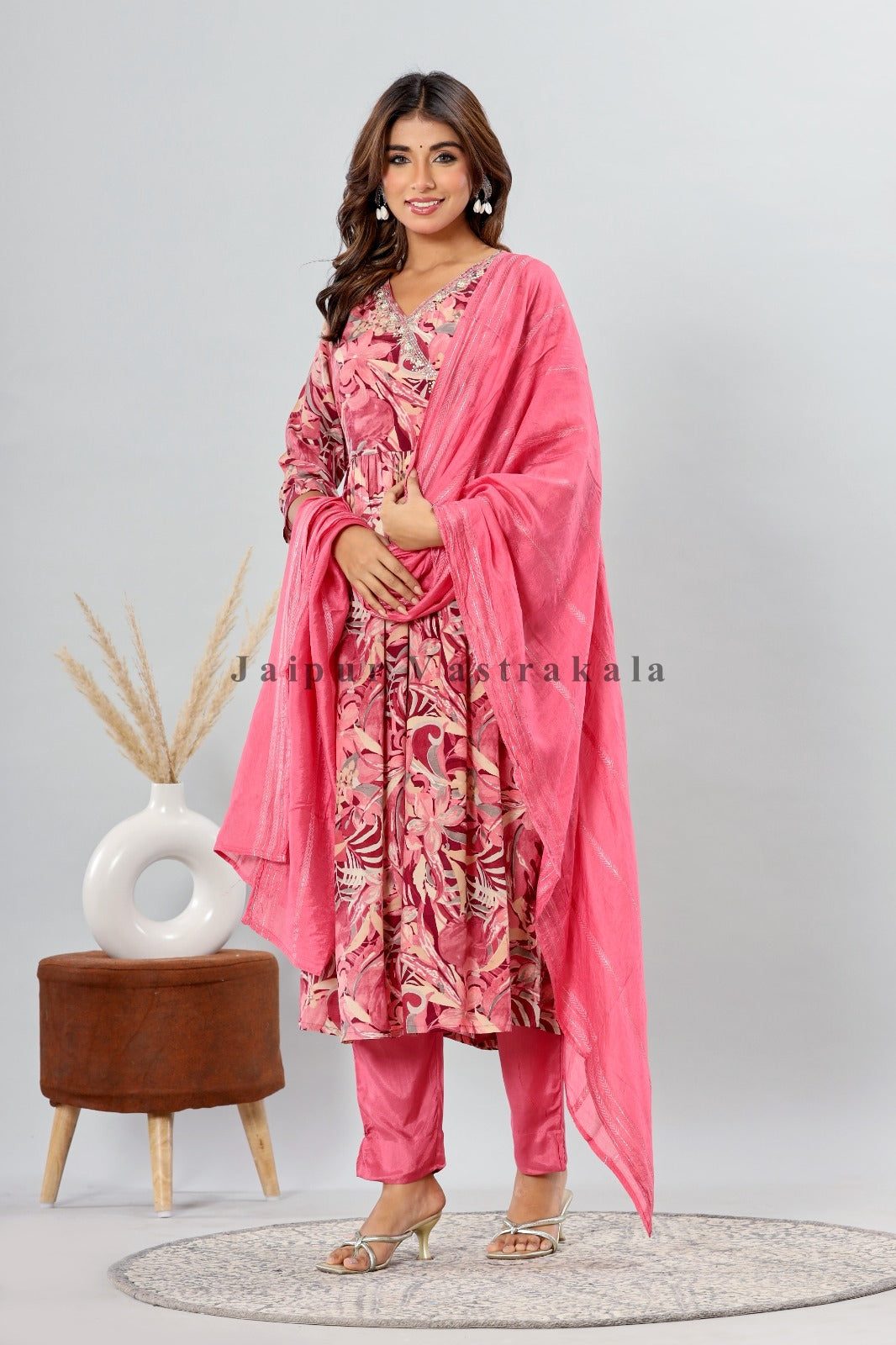 muslin silk suit